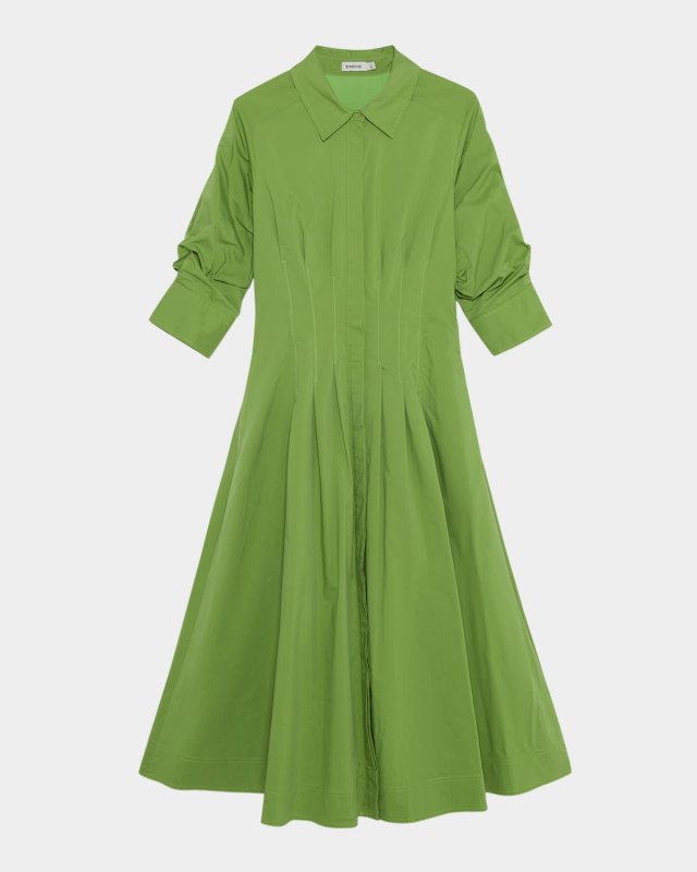 Jazz Pintuck Midi Dress